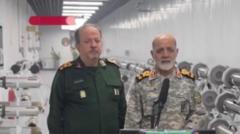 آنچه گذشت؛ انتشار تصاویری از حضور مقام ارشد نظامی ایران در یک مرکز زیرزمینی تولید موشک بالستیک