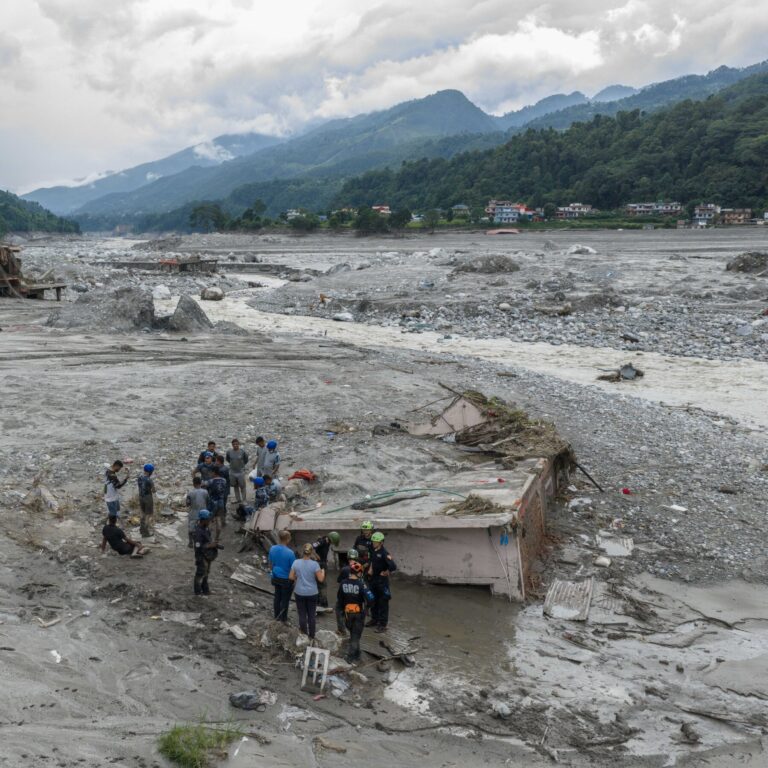 Nepal Floods Buried a House. The Woman Inside Was Still Alive.