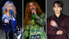 Madonna, Shakira & BTS to headline World Cup half-time show
