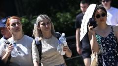 Heat health alerts in effect for parts of UK as rain returns for some this weekend
