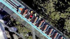One dead and several hurt after rollercoaster incident at US amusement park