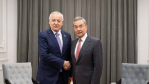Chinese FM meets Tajik counterpart