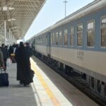 انتقال ایمن مسافران قطار در راه‌آهن شمالشرق(۱) پس از آسیب به زیرساخت‌های ریلی