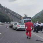 سانحه رانندگی در جاده چالوس ۱۰ مصدوم برجا گذاشت
