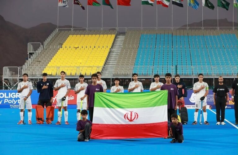 پیروزی تیم هاکی چمن نوجوانان پسر ایران در اولین تجربه بین‌المللی