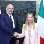 رئیس‌جمهور لبنان در دیدار با نخست وزیر ایتالیا خواستار فشار بر اسرائیل شد