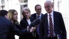 Watch: Reporters shout questions at ministers leaving No 10