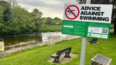 'Don't swim' warnings in place at nearly all of England's official river bathing sites