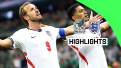 Watch key moments from England's 3-2 win at the Azteca