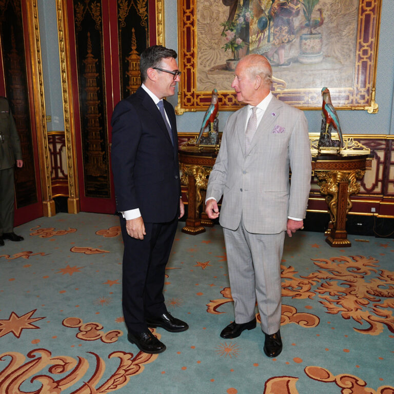 Burnham’s Day 1 as Prime Minister: A Homeless Shelter, a Palace and Downing Street