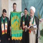 دیدار خادمان حرم مطهر رضوی با خانواده شهید امیرحسین دوگونچی در آق قلا