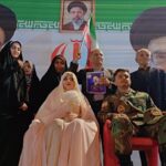 جشن پیوند زوج جوان دهدشتی در اجتماع شب‌های بیعت با ولایت+ فیلم