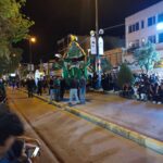 تجمع عظیم عزاداران حسینی در قروه همزمان با شب عاشورا+ تصاویر