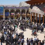 طنین سوگ در سومین حرم اهل‌بیت؛ وقتی آسمان شیراز به احترام عطش خون گریست + تصاویر