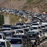 ترافیک در جاده چالوس نیمه سنگین تا سنگین است