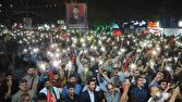 حماسه‌خوانی کربلایی محسن محمدی‌پناه در موج ۱۶۸ سنگر خیابان انقلاب + فیلم