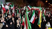 گوشه‌هایی از تجمع با صلابت شهباز در میدان مقاومت + فیلم