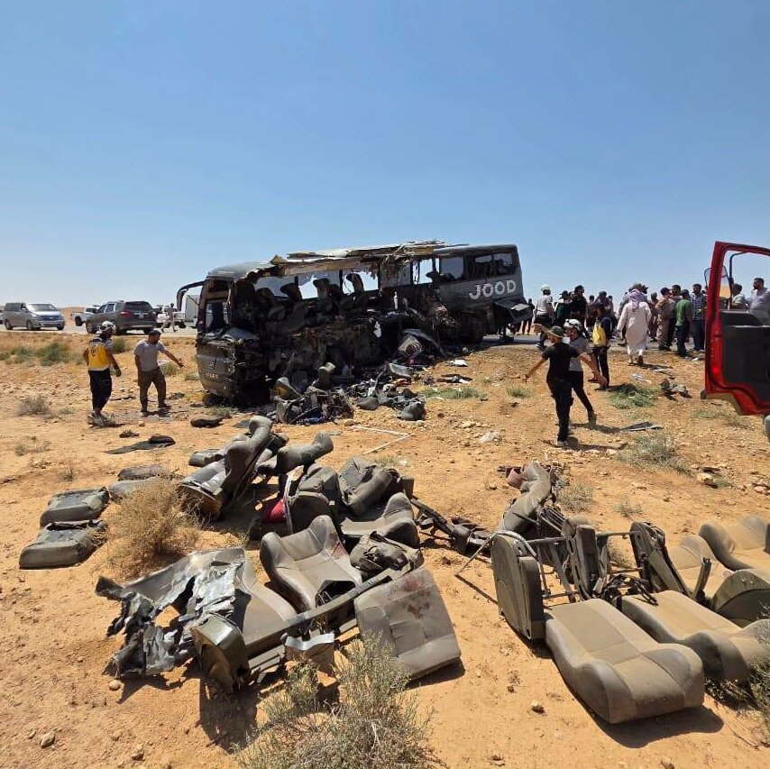 Bus Collision in Syria Kills 35, Health Ministry Says