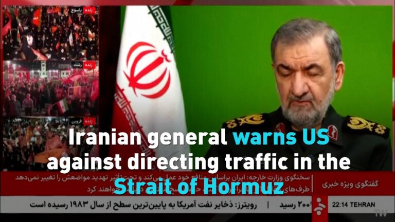 Iran warns US against directing traffic in the Strait of Hormuz