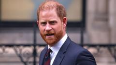 Harry begins UK visit as verdict due in privacy case against Daily Mail publisher