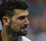Djokovic in tears during US Open first-round exit
