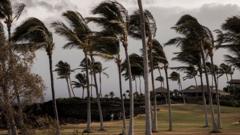 Hurricane Lala lashes Hawaii with strong winds and torrential rain