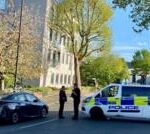 Three charged with arson on Persian media offices