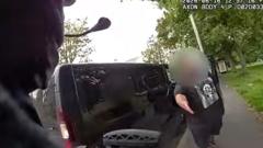Watch: Driver gives lift to armed officer chasing suspect