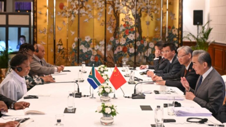 China, South Africa urge cooperation among BRICS to boost Global South