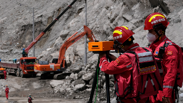 China keeps mudslide rescuers safe with ground radar and drones