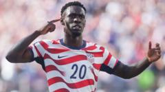 Trump thanks Fifa after USA striker Balogun's ban suspended