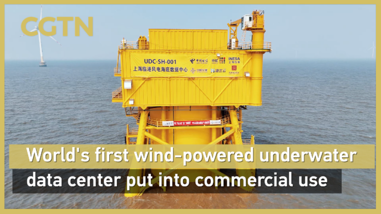World's first wind-powered underwater data center in commercial use
