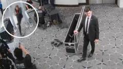 New footage shows how Trump dinner gunman charged through security in four seconds