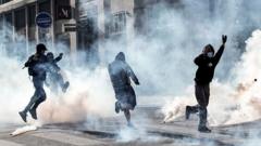 Riot police clash with students as education protests rage in France