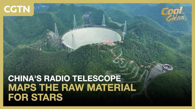 China's radio telescope maps the raw material for stars