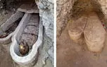 کشف جسد های مومیایی با سرهای طلایی +عکس