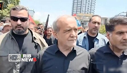 حضور مسئولان در بدرقه امام شهید