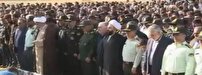 تشییع پیکر شهید مدافع امنیت در سپیدار بویراحمد