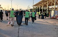 پاکسازی ۲۵ کیلومتر از مسیر پیاده‌روی اربعین حسینی(ع) از زباله