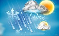 افزایش ابر و رگبارهای پراکنده به‌ویژه در مناطق کوهستانی گلستان