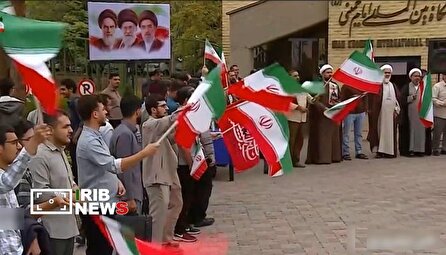 آیین اهتزار پرچم ایران در دانشگاه‌ها