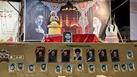 برپایی یادواره شهدای شیعه و سنی در گله دار شهرستان مهر در استان فارس
