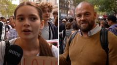 'If we don't scream, they won't listen to us': Student protesters speak to BBC in Paris
