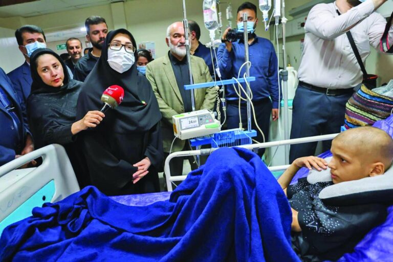 Government spokesperson visits Ahvaz hospital after US strike