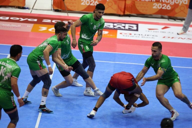 Iran’s men’s kabaddi rout Bangladesh in Nagoya