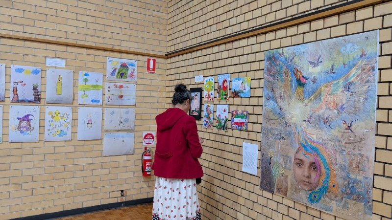 Melbourne exhibition highlights victims of Minab school attack, Gaza war