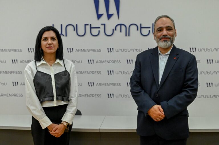Mehr Media Group delegation visits Armenpress, discusses expanding media cooperation