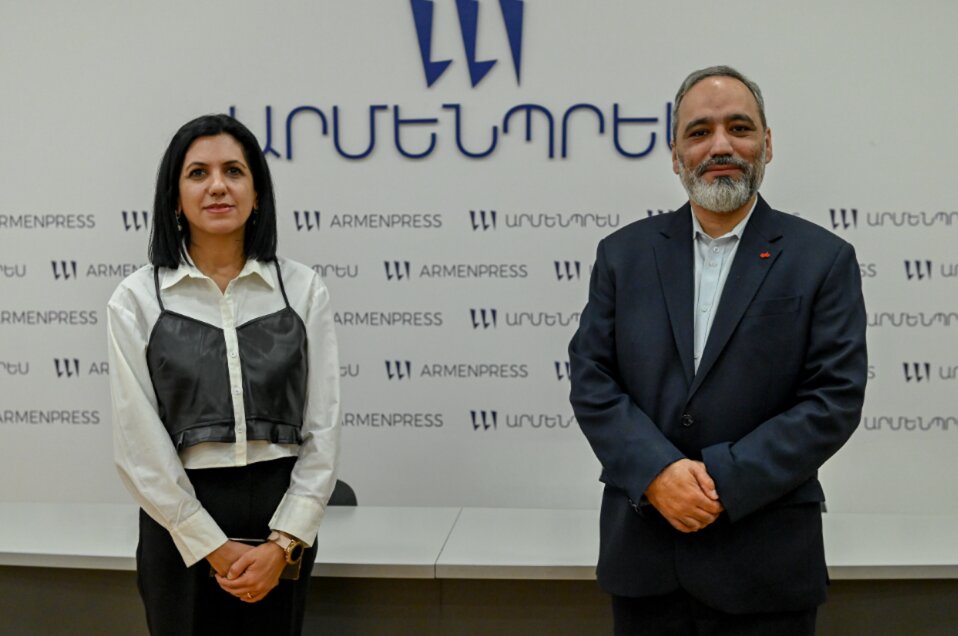 Mehr Media Group delegation visits Armenpress, discusses expanding media cooperation