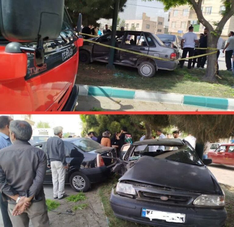 عملیات نجات آتش نشانان کرمانشاه در شهرک الهیه