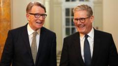 جنجال انتصاب سفیر سابق بریتانیا در آمریکا؛ افزایش فشارها برای استعفای کی‌یر استارمر